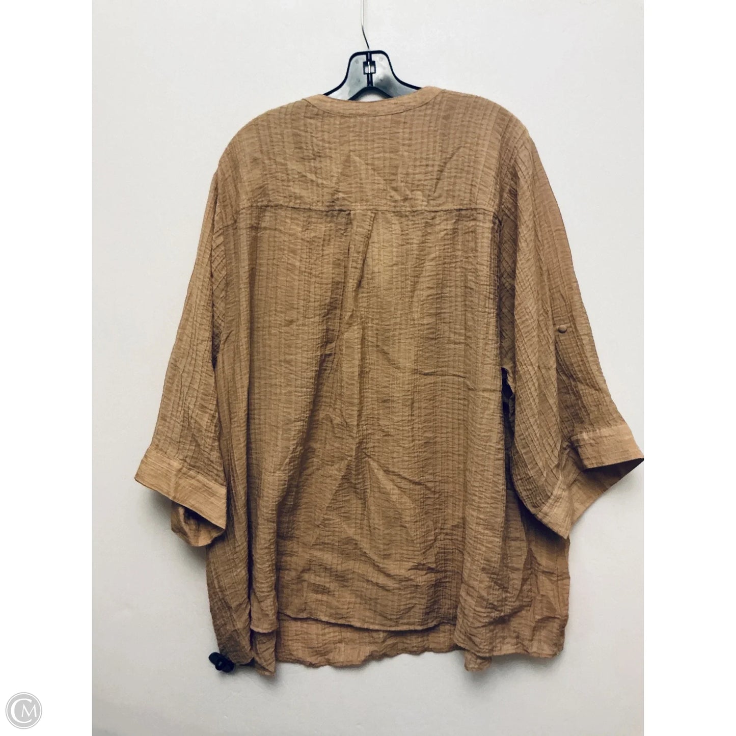 Top Long Sleeve By Torrid In Cream, Size: 3x