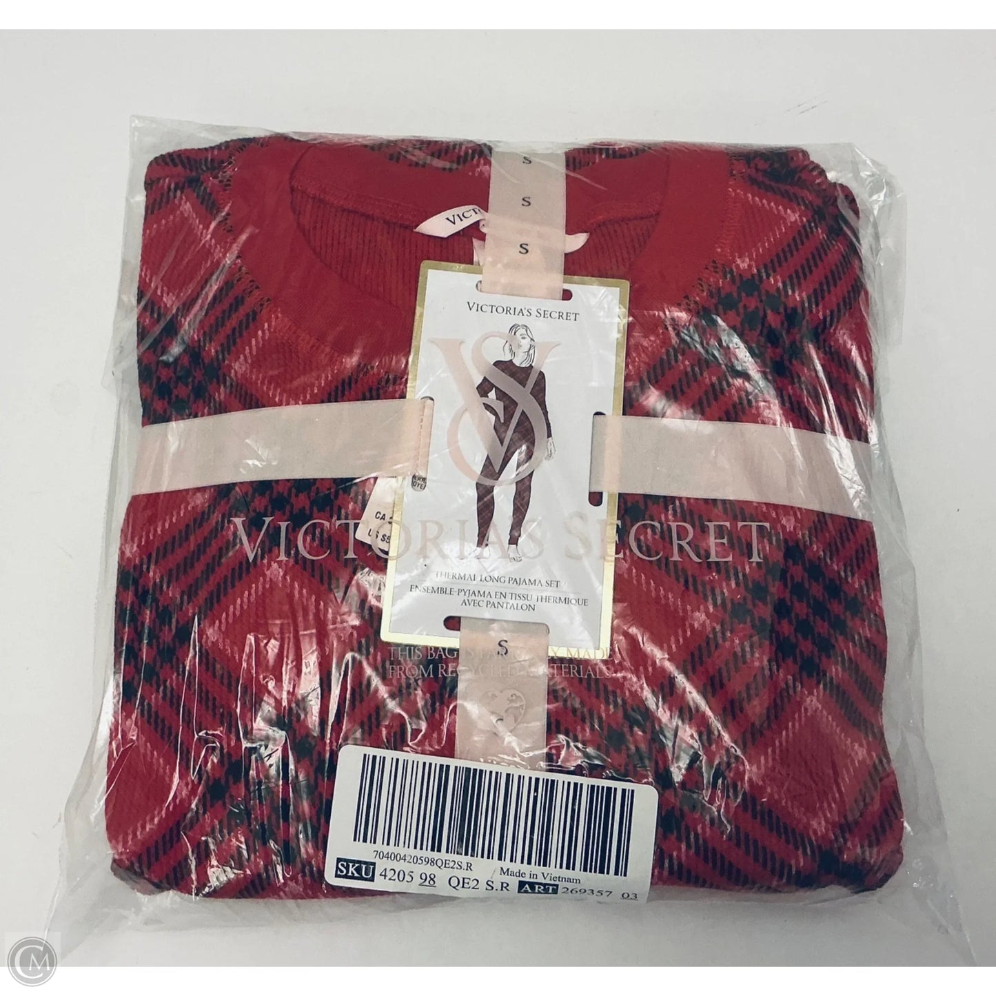 Pajamas 2pc By Victorias Secret In Red, Size: S