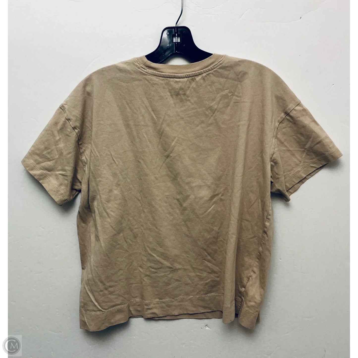 Top Short Sleeve Basic By Old Navy In Beige, Size: M