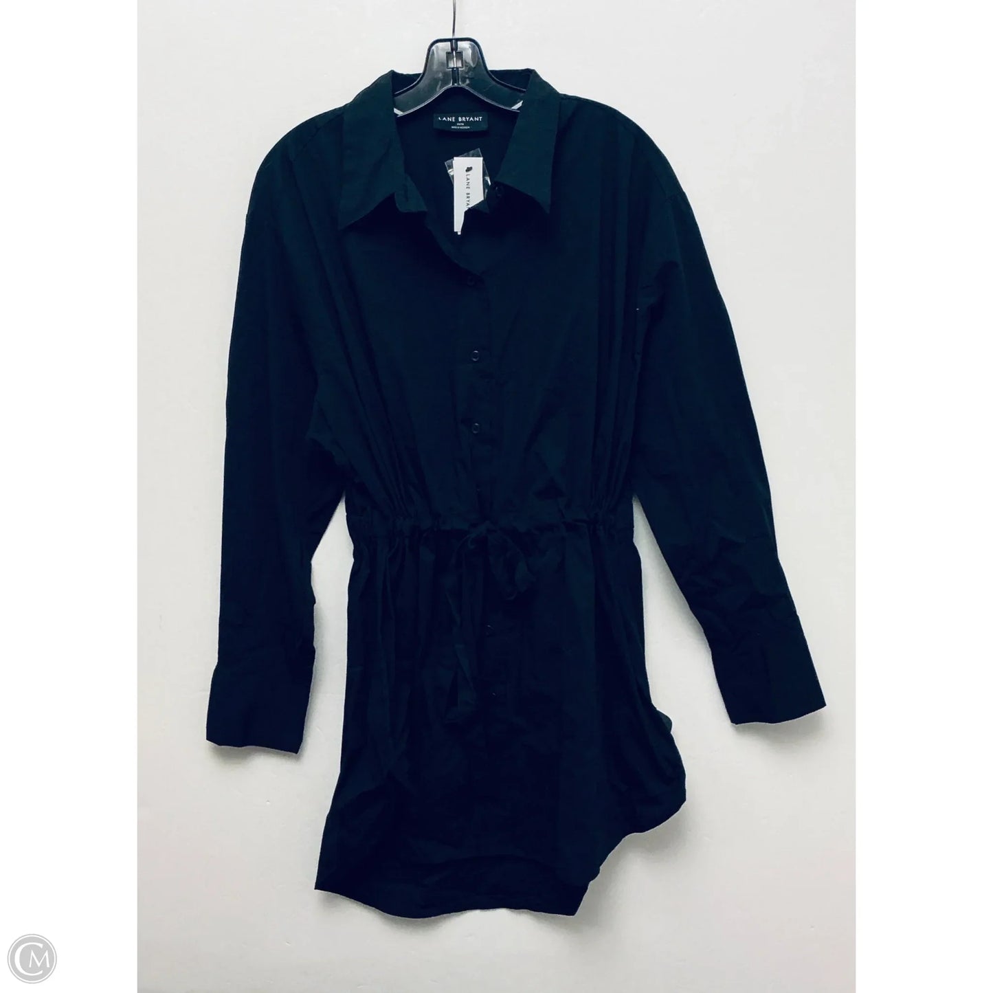 Top Long Sleeve By Lane Bryant In Black, Size: Xl