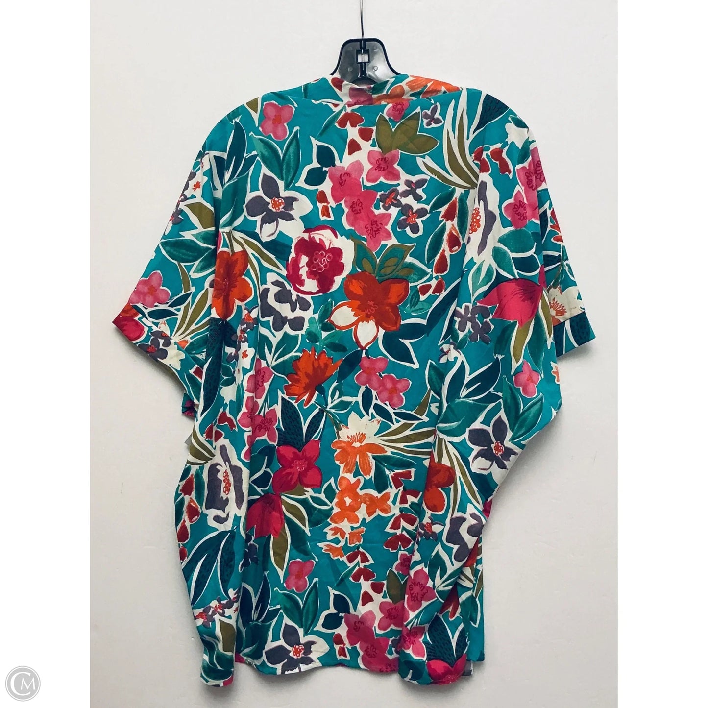 Top Short Sleeve By Jodifl In Floral Print, Size: 2x