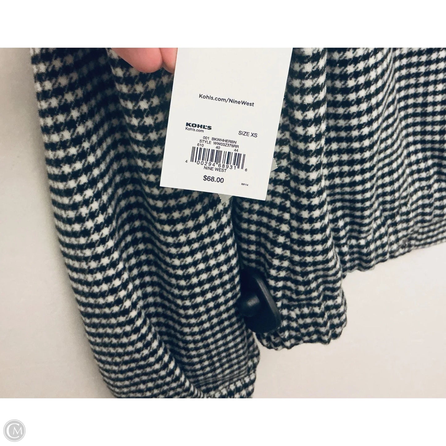 Jacket Other By Nine West In Black, Size: Xs