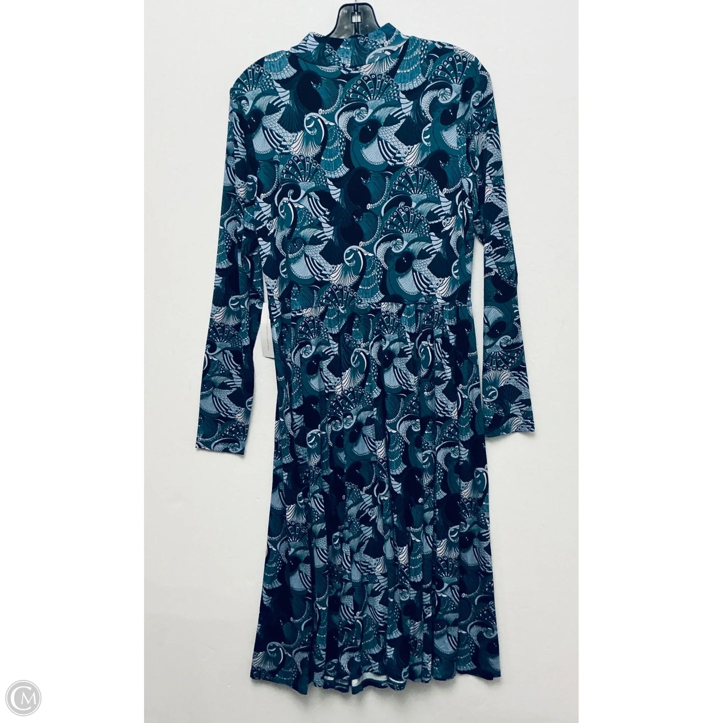 Dress Casual Maxi By Modcloth In Green, Size: L