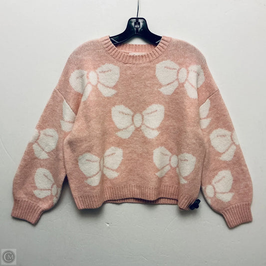 Sweater By Jessica Simpson In Pink, Size: L