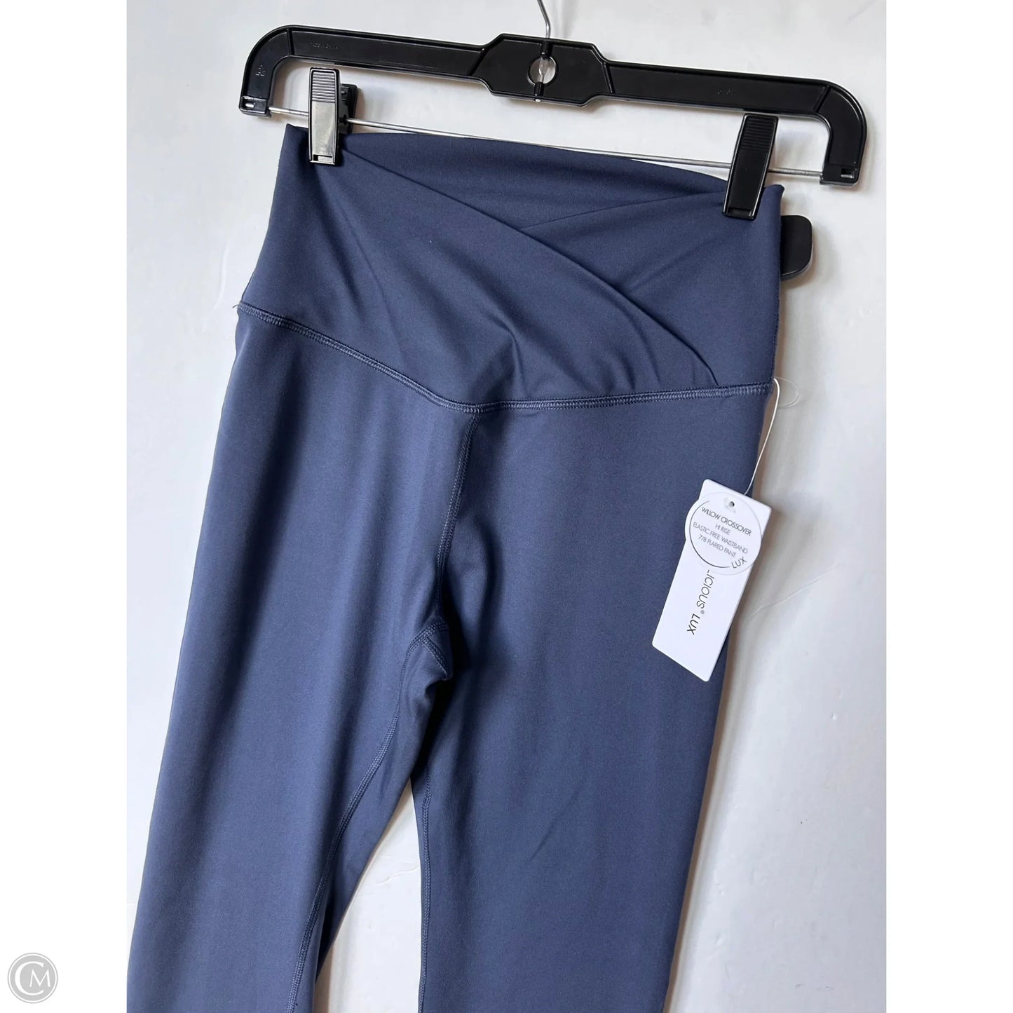 Athletic Leggings By Yogalicious In Blue, Size: M