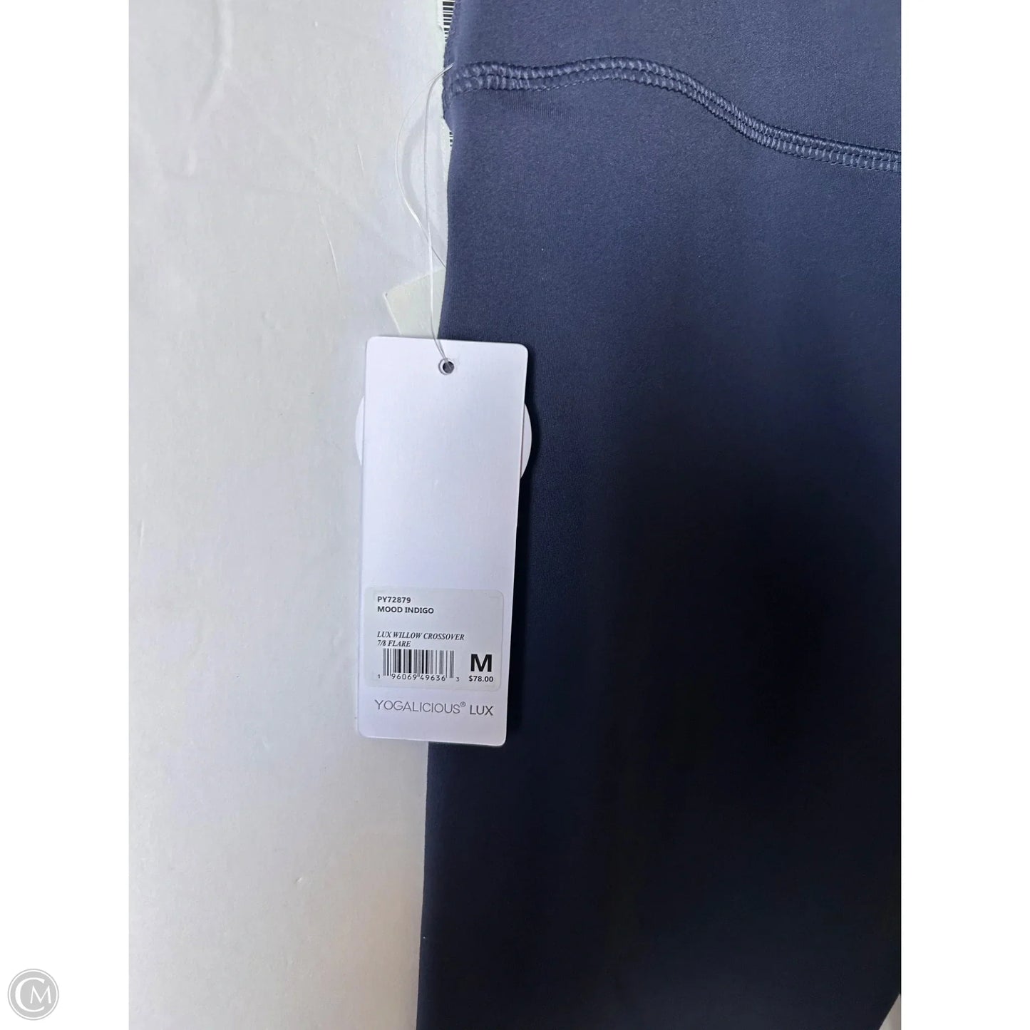 Athletic Leggings By Yogalicious In Blue, Size: M