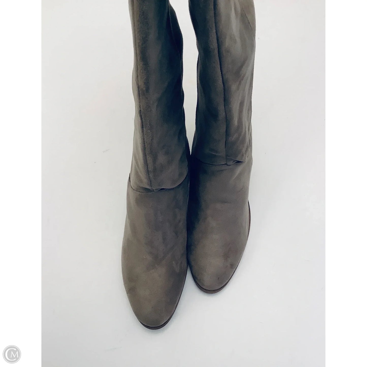 Boots Knee Heels By Qupid In Tan, Size: 7