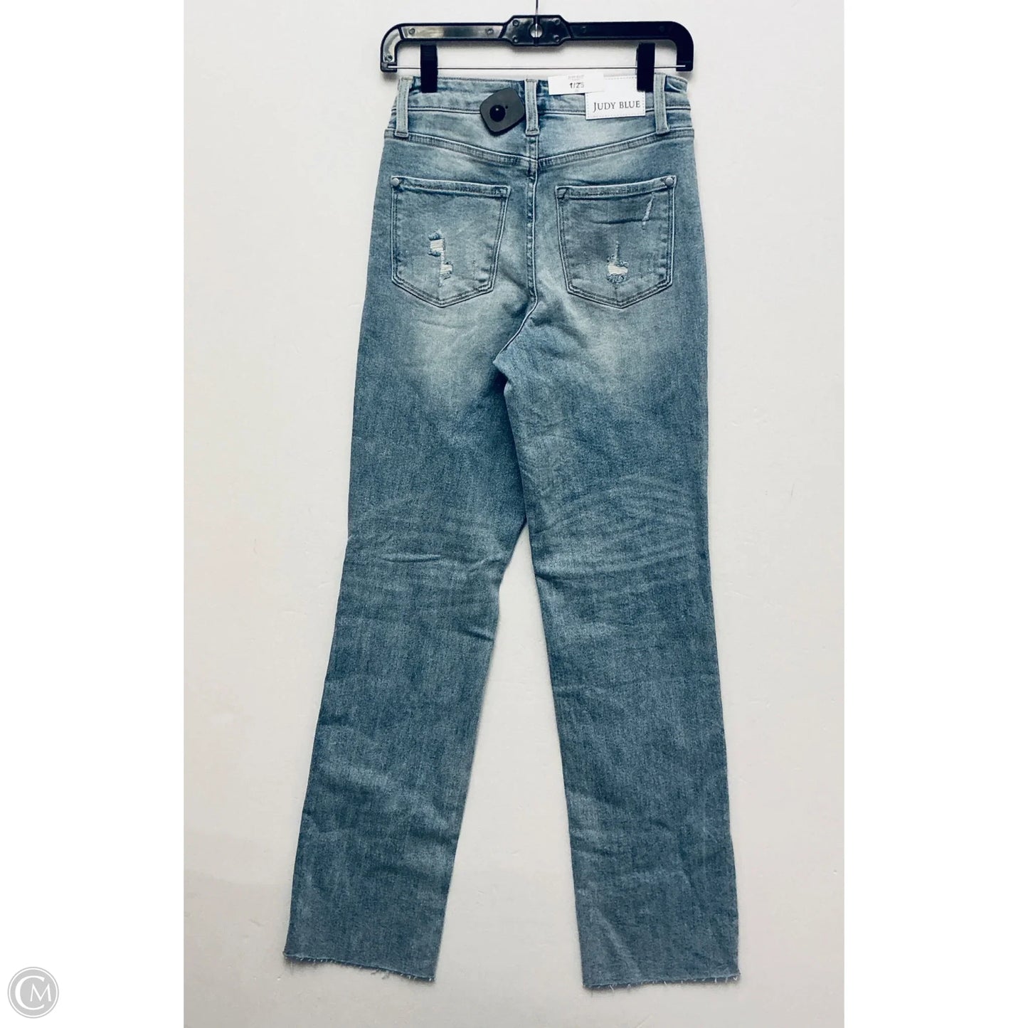 Jeans Wide Leg By Judy Blue In Blue, Size: 0