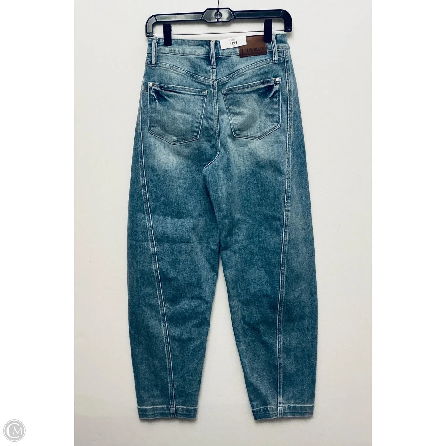 Jeans Wide Leg By Judy Blue In Blue, Size: 0