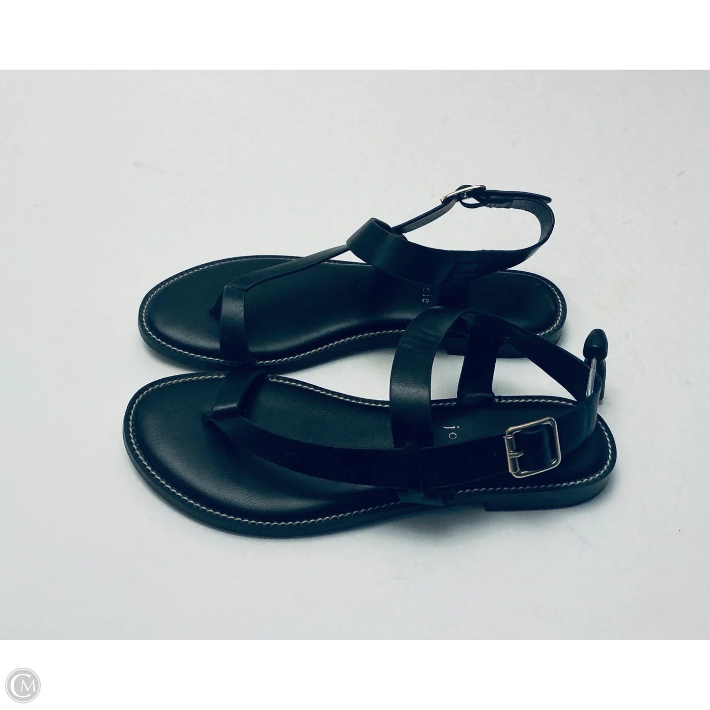 Sandals Flats By Joie In Black, Size: 7.5