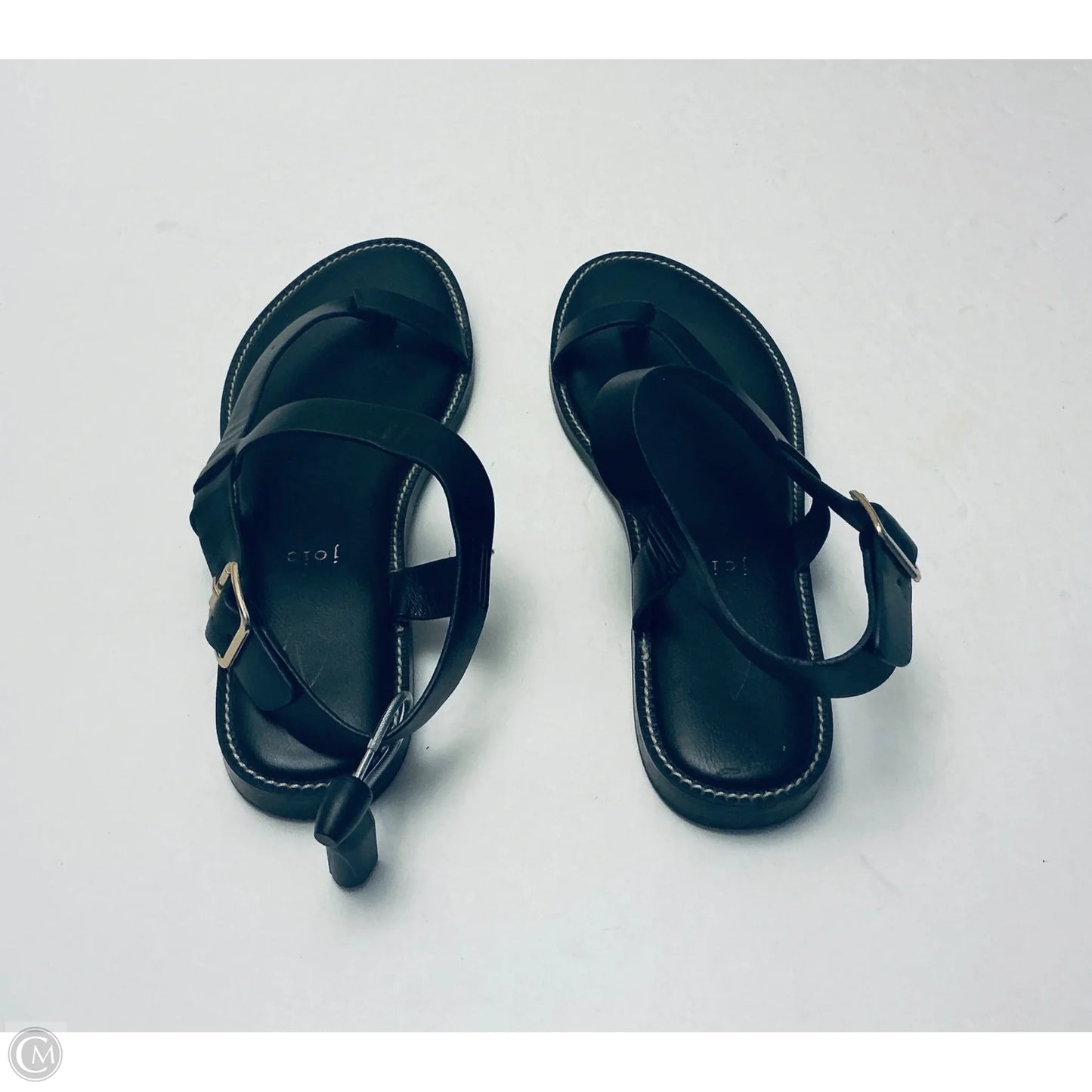Sandals Flats By Joie In Black, Size: 7.5