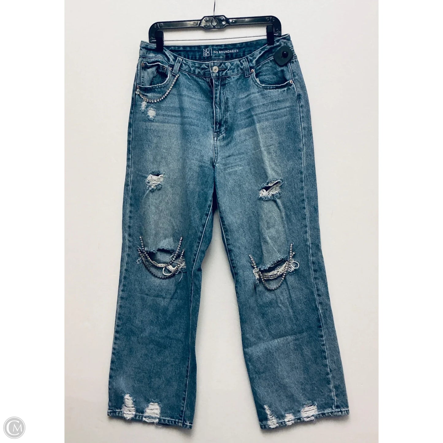 Jeans Wide Leg By No Boundaries In Blue, Size: 14