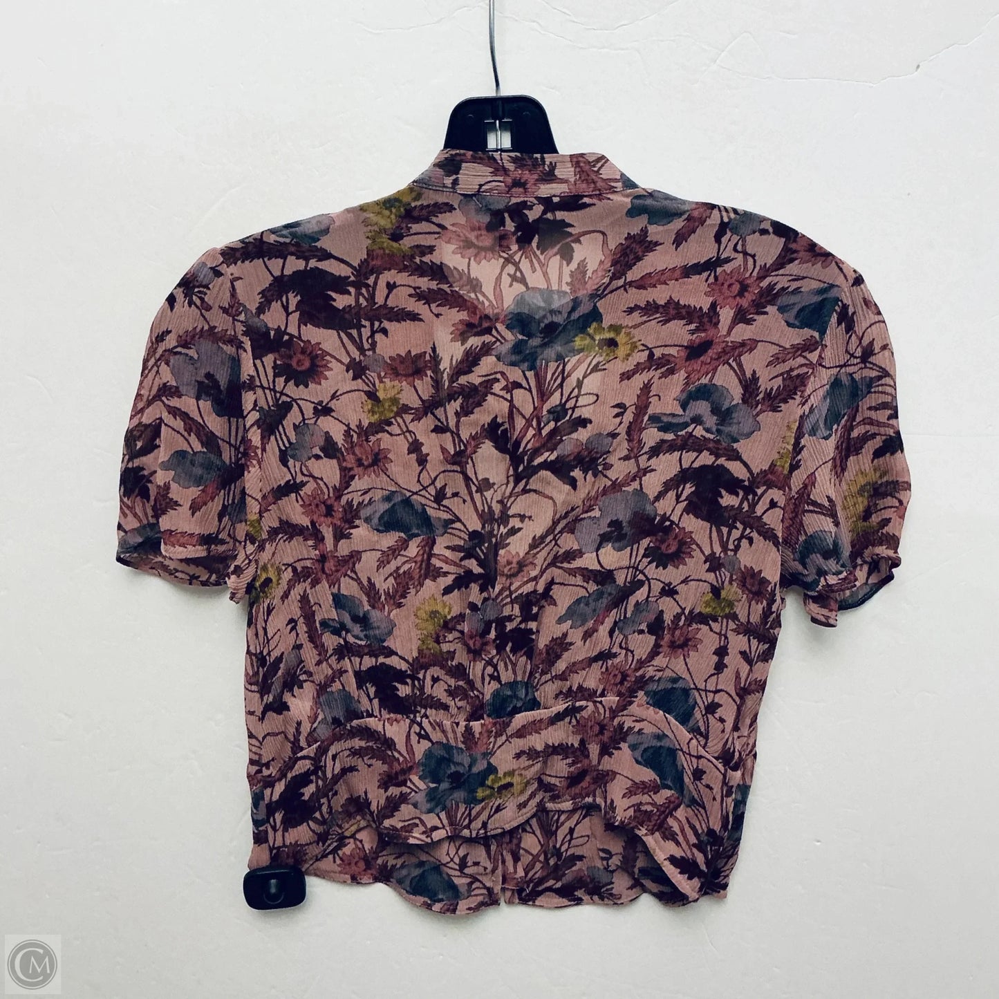 Top Short Sleeve By Paige In Floral Print, Size: S
