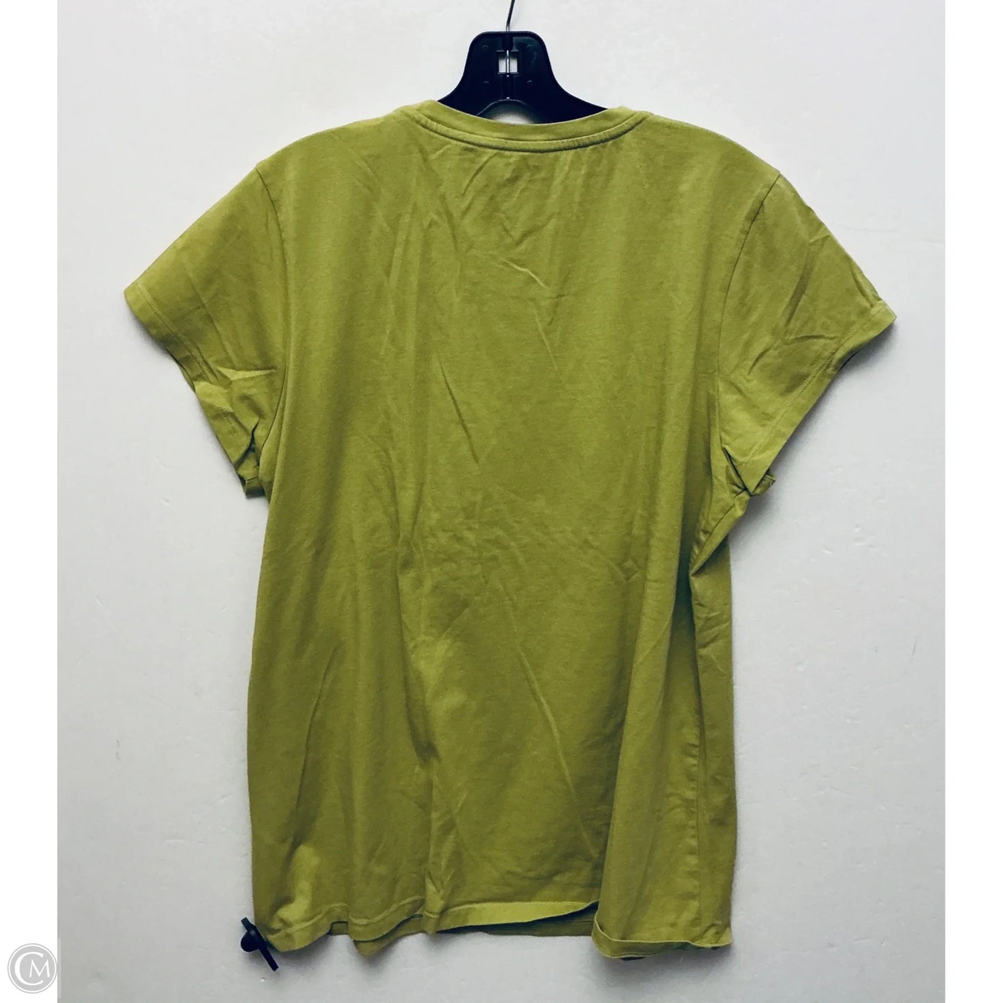 Top Short Sleeve Basic By Calvin Klein In Green, Size: Xl