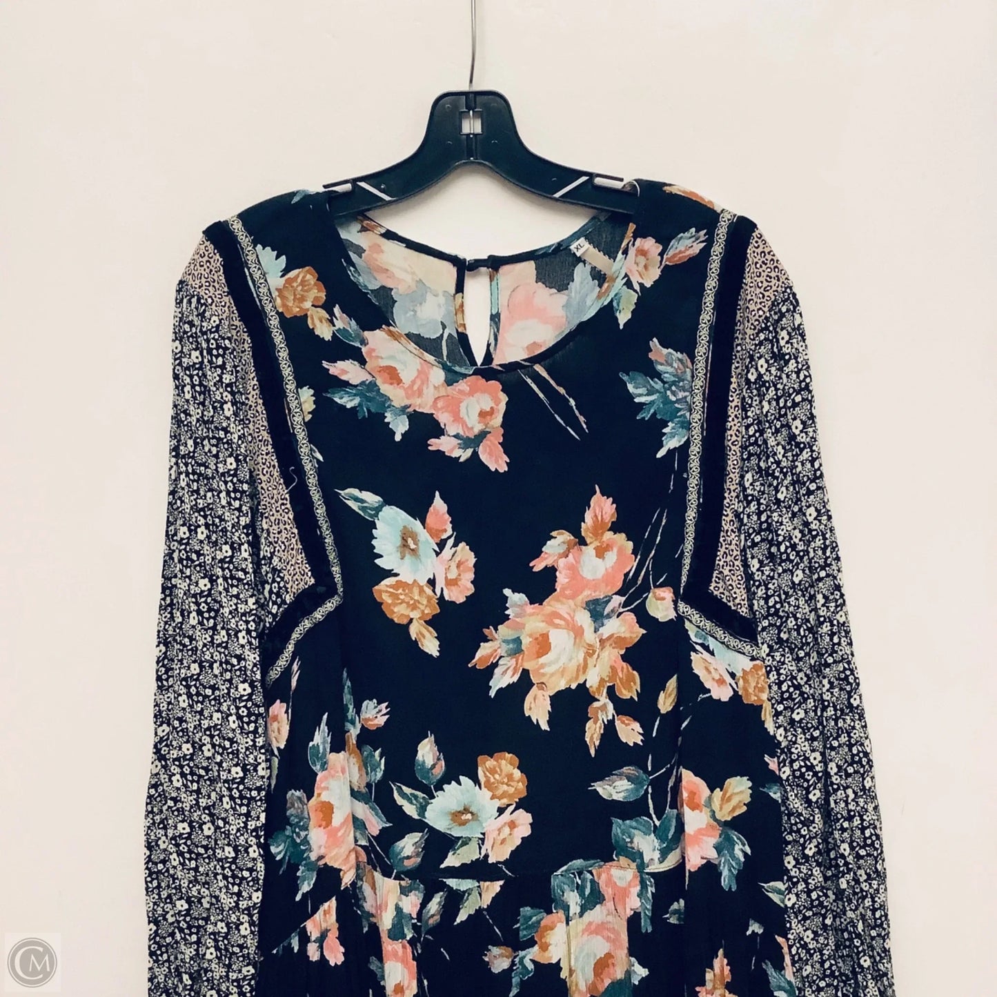 Dress Casual Maxi By Uncle Frank In Black & Cream, Size: Xl