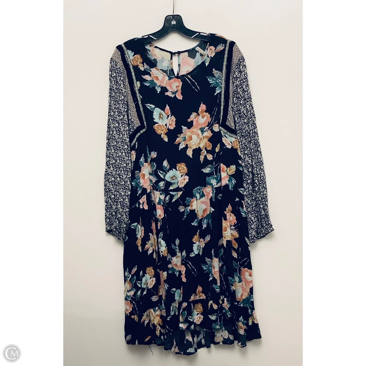 Dress Casual Maxi By Uncle Frank In Black & Cream, Size: Xl