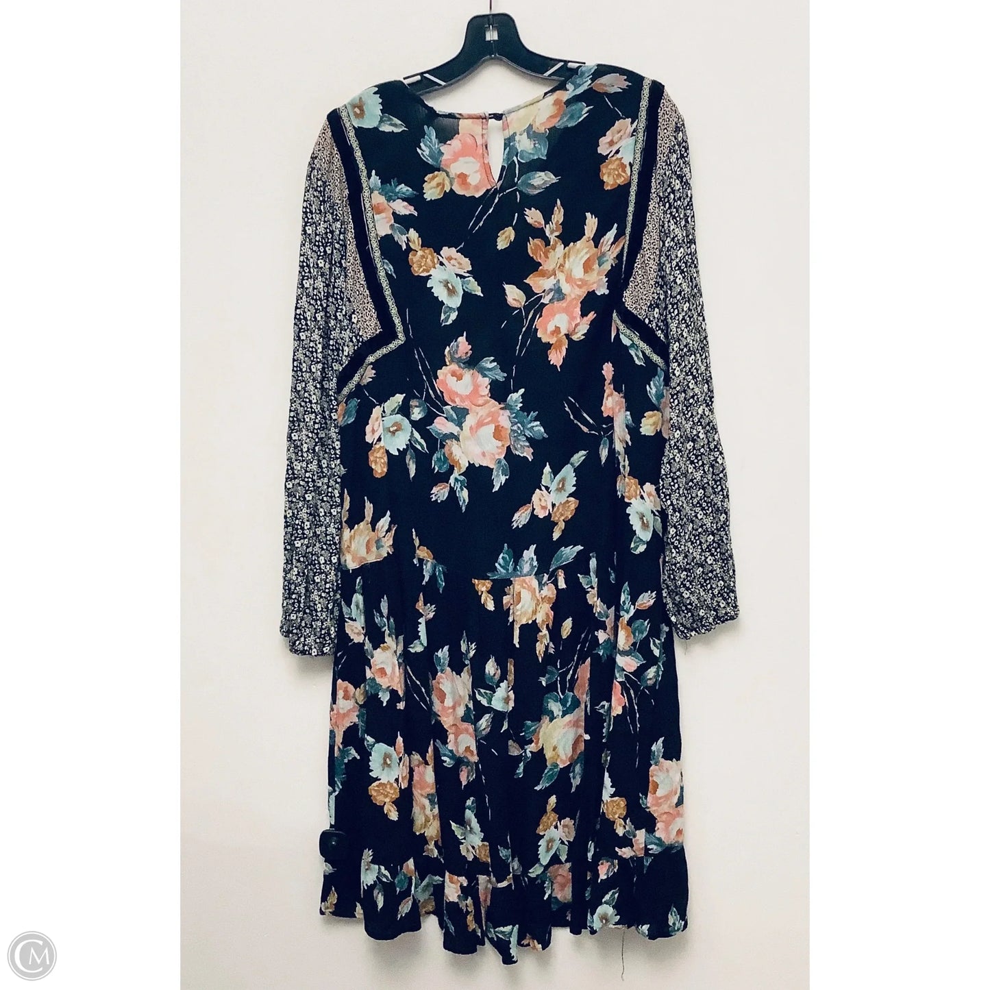 Dress Casual Maxi By Uncle Frank In Black & Cream, Size: Xl