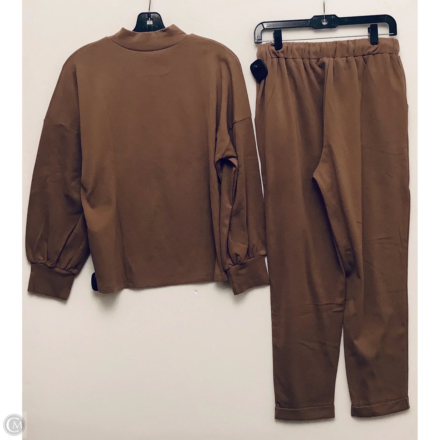 Lounge Set Pants By Clothes Mentor In Brown, Size: M