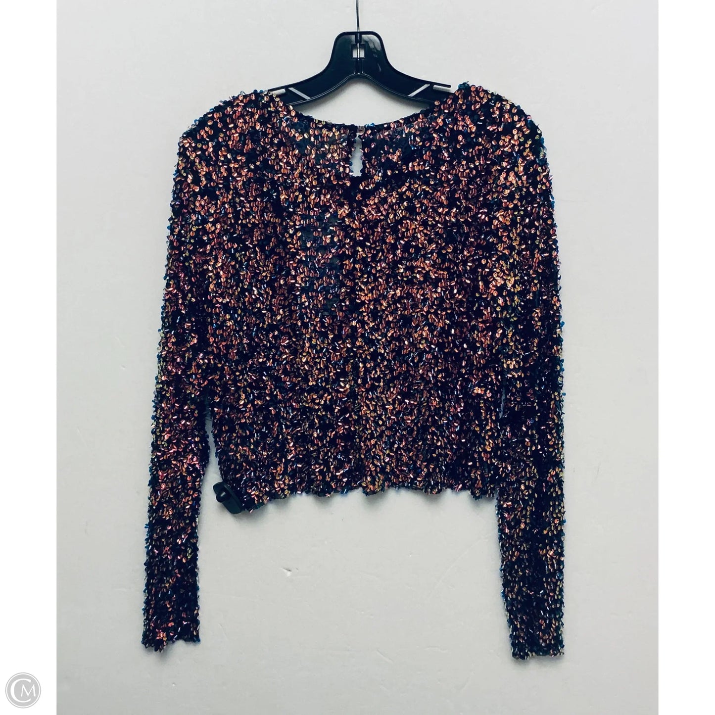 Top Long Sleeve By Geegee In Multi-colored, Size: L