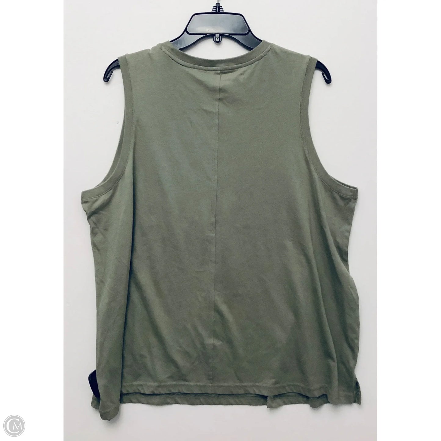 Top Sleeveless By Maurices In Green, Size: 2x