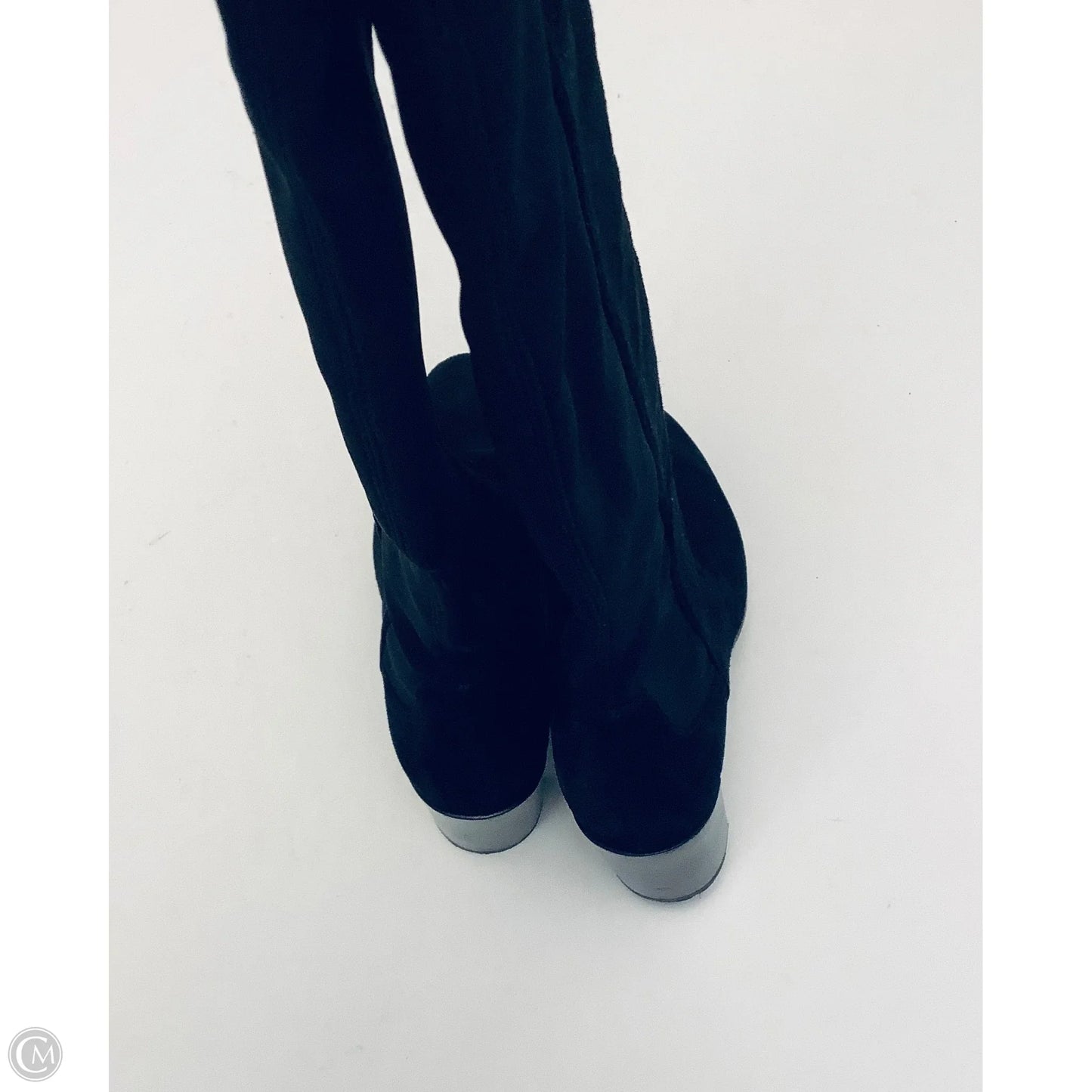 Boots Designer By Stuart Weitzman In Black, Size: 5.5