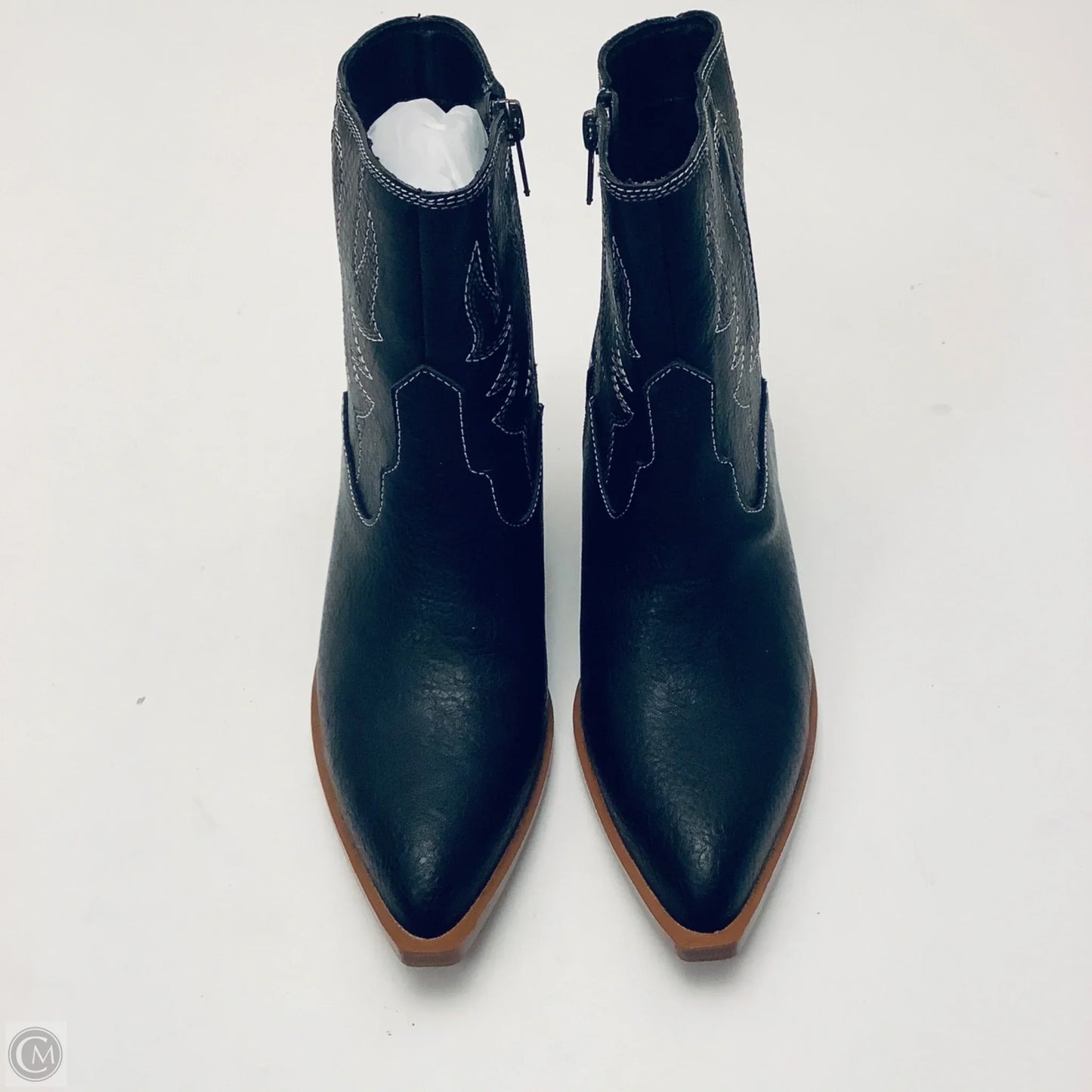 Boots Ankle Heels By Yellow Box In Black, Size: 6