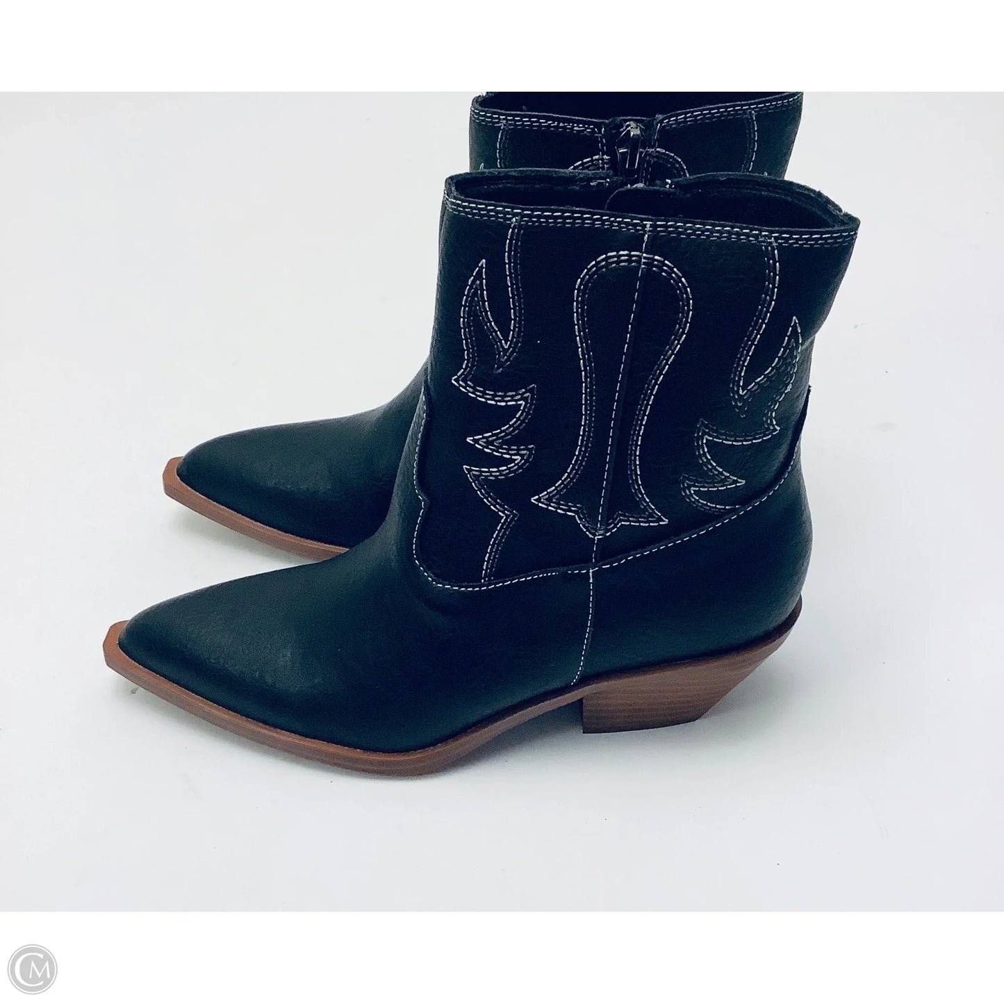 Boots Ankle Heels By Yellow Box In Black, Size: 6