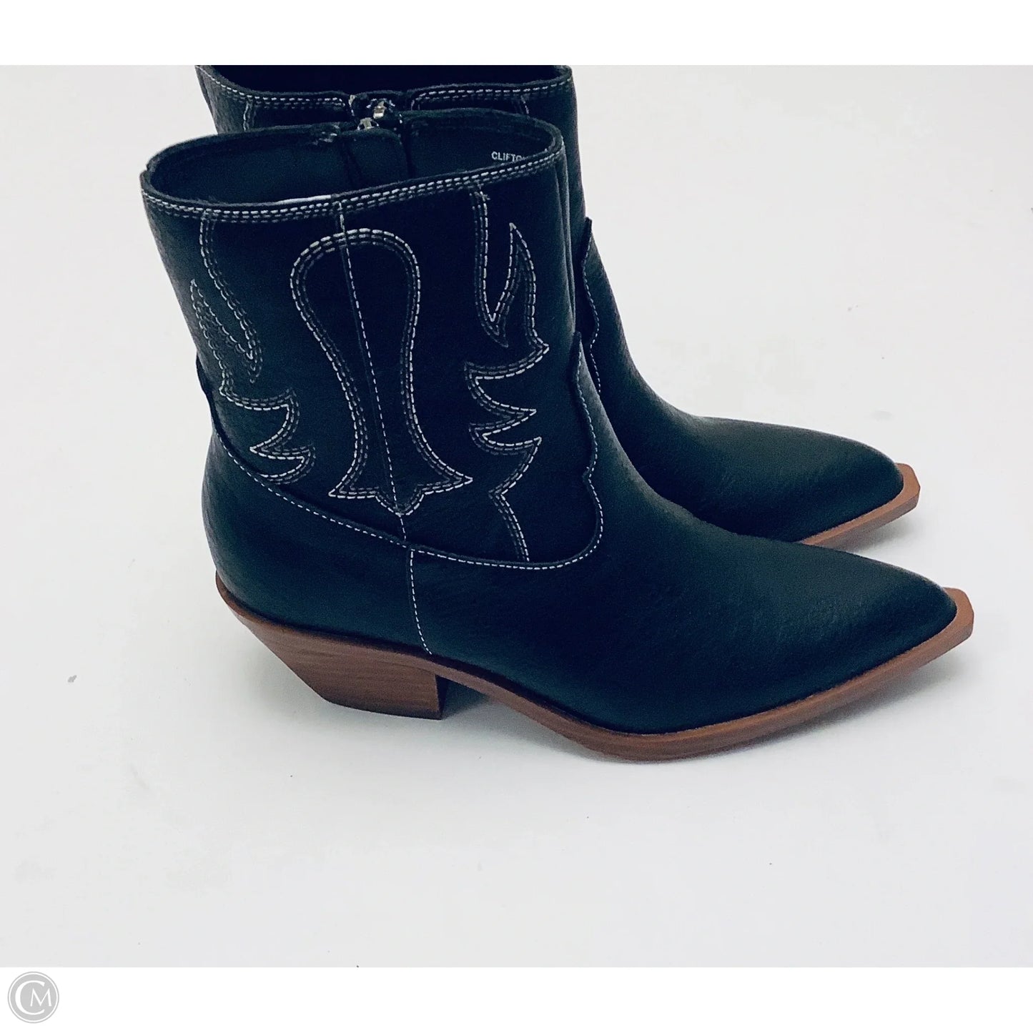 Boots Ankle Heels By Yellow Box In Black, Size: 6