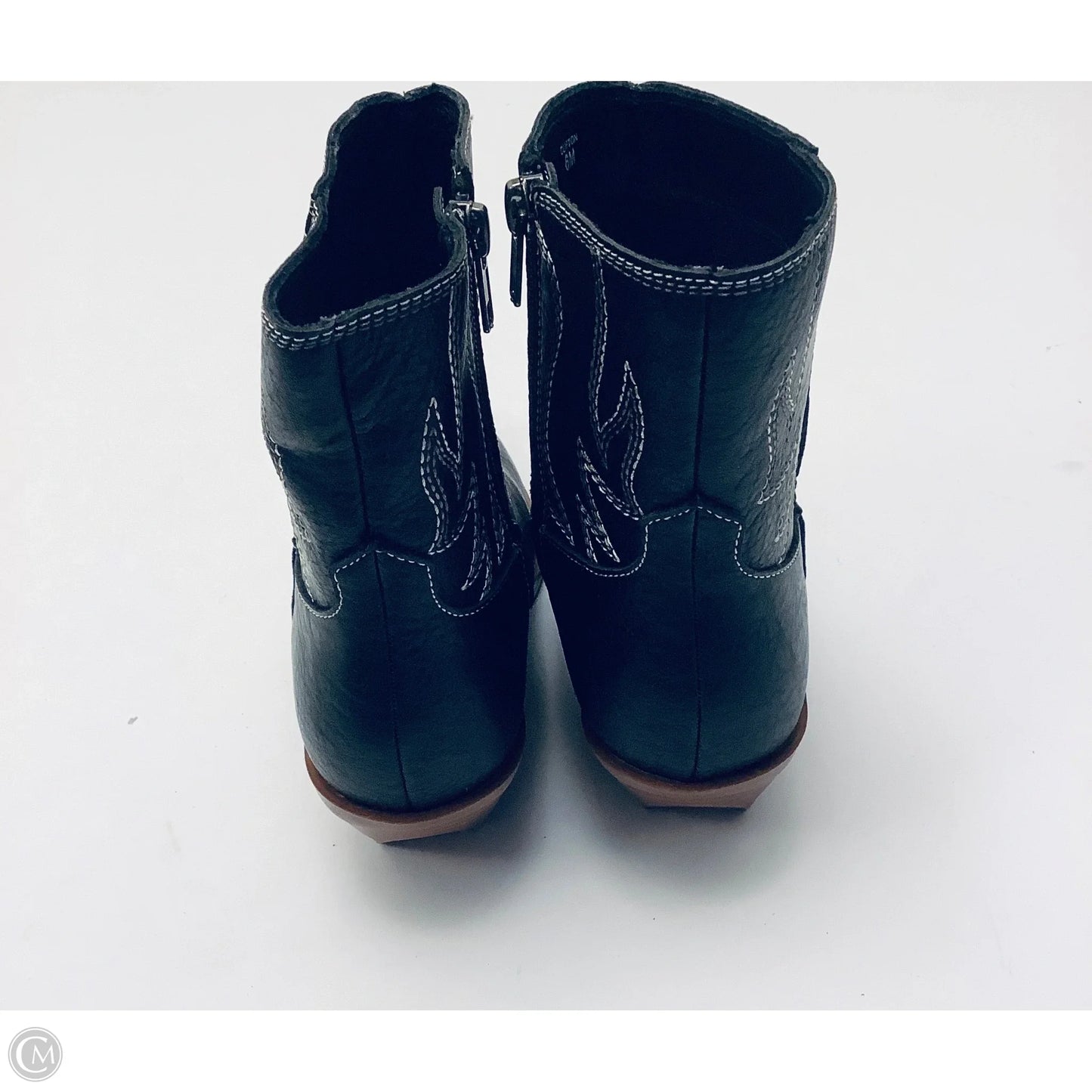 Boots Ankle Heels By Yellow Box In Black, Size: 6