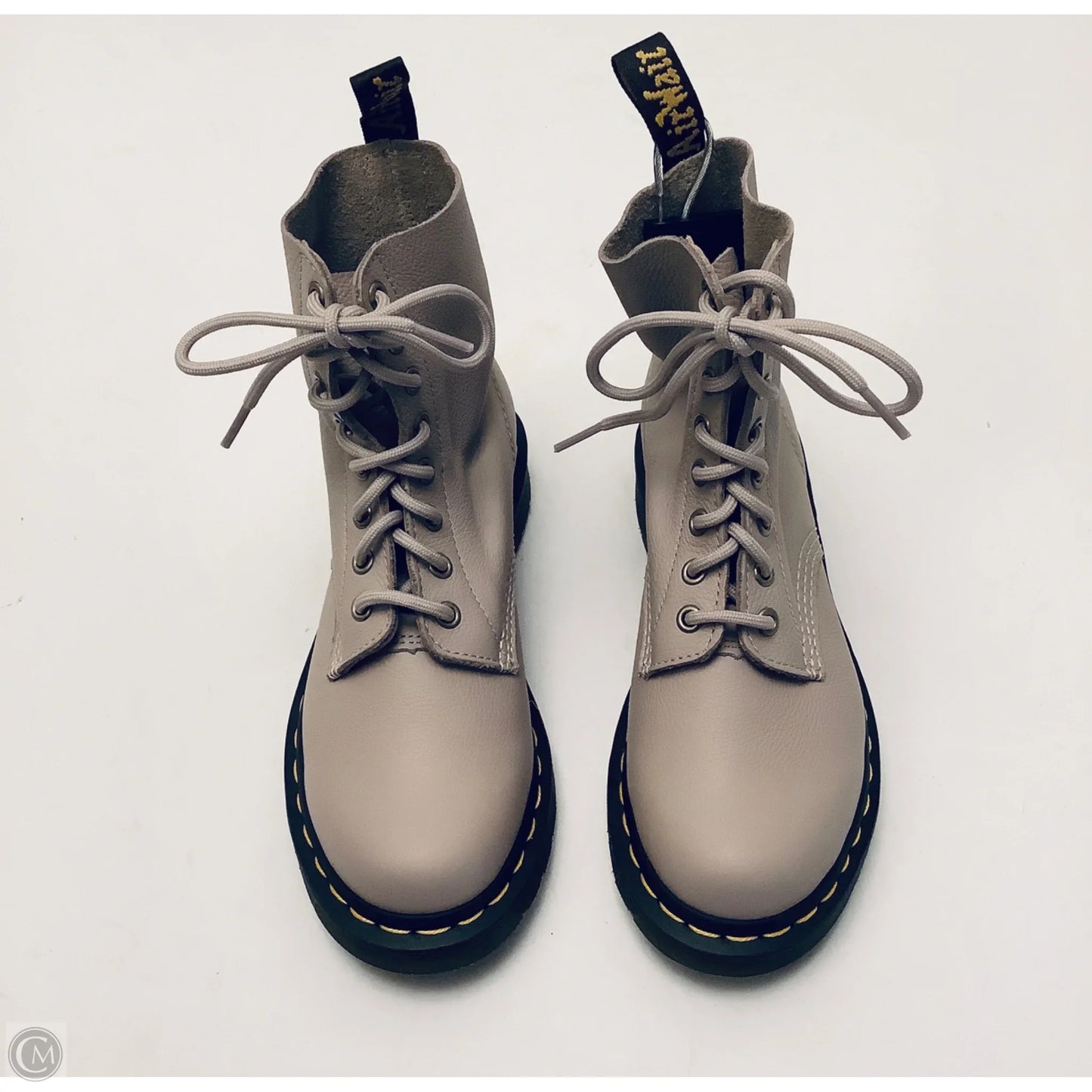 Boots Ankle Flats By Dr Martens In Beige, Size: 6