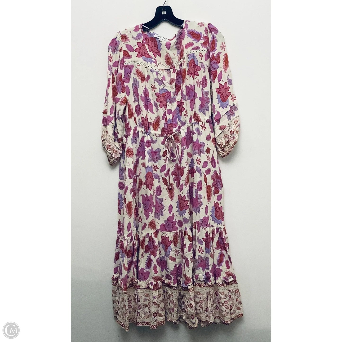 Dress Casual Maxi By Cme In Pink, Size: L