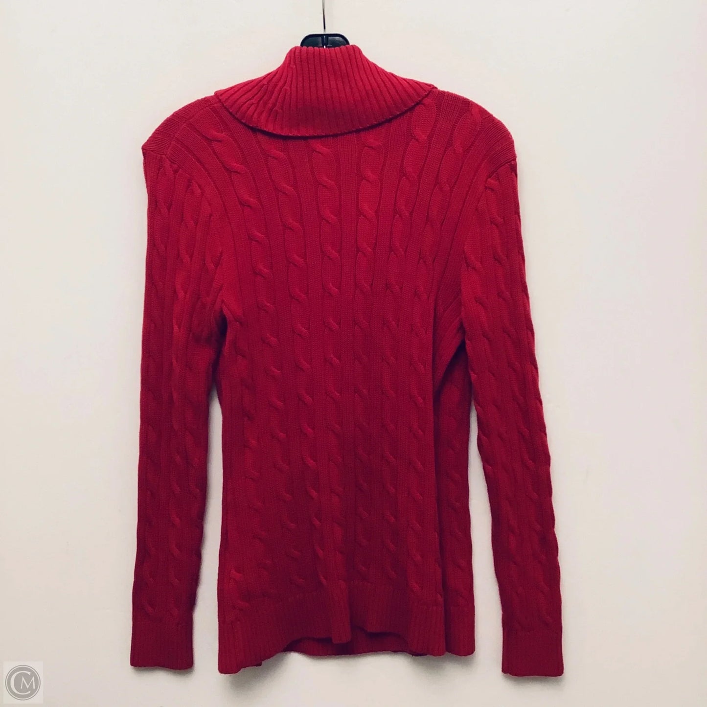 Sweater By Lauren By Ralph Lauren In Red, Size: S