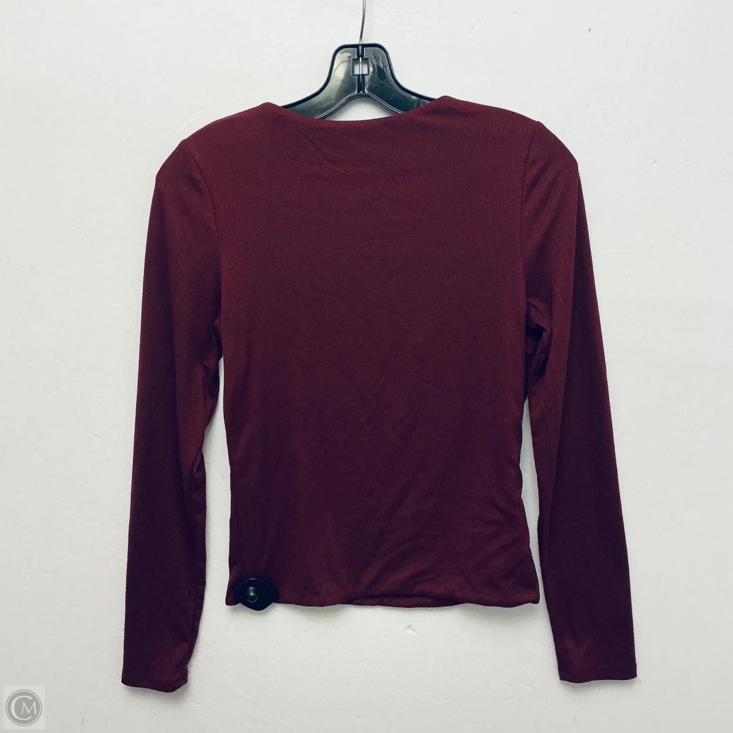 Top Long Sleeve Basic By Cme In Purple, Size: L