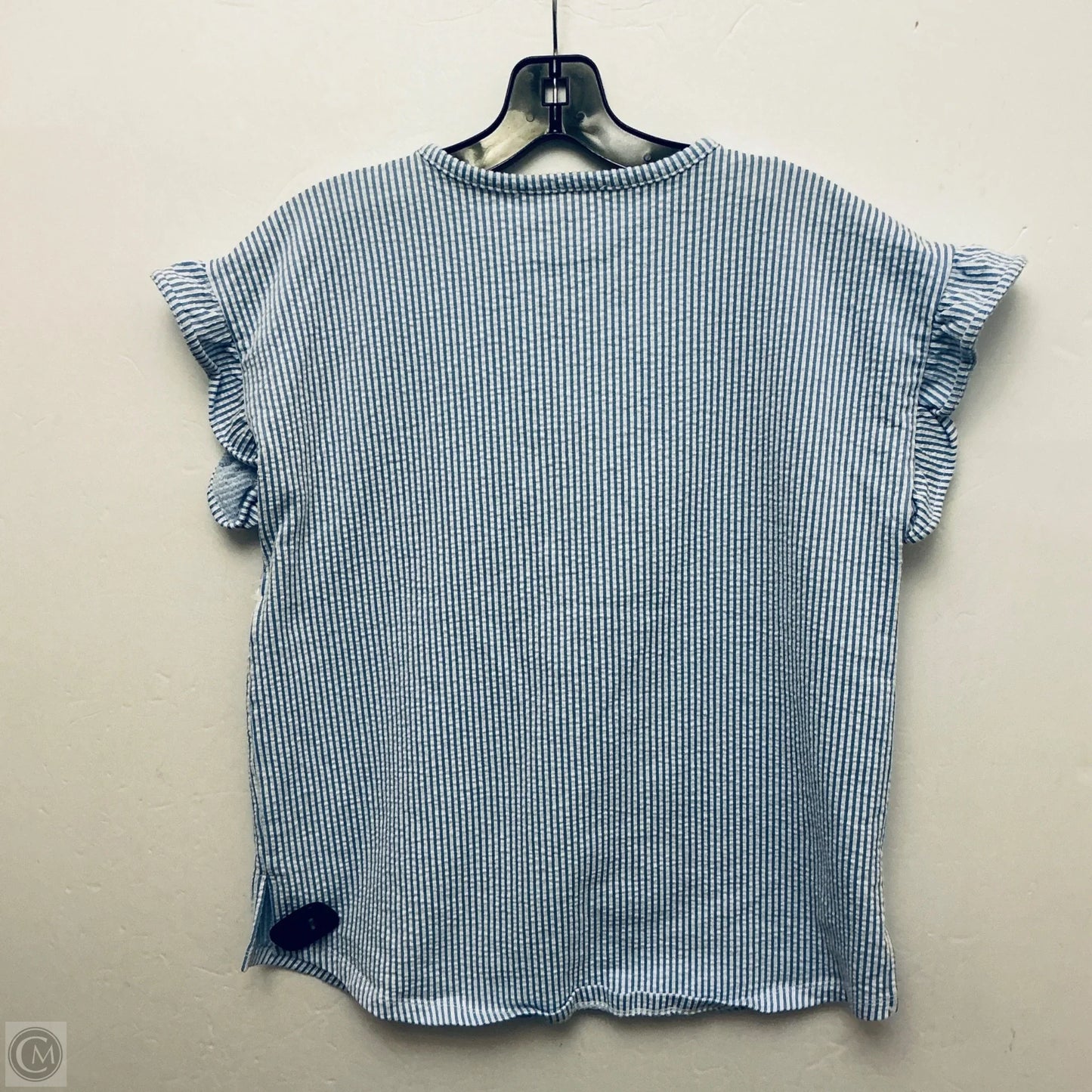 Top Sleeveless Designer By Michael Kors In Blue, Size: M