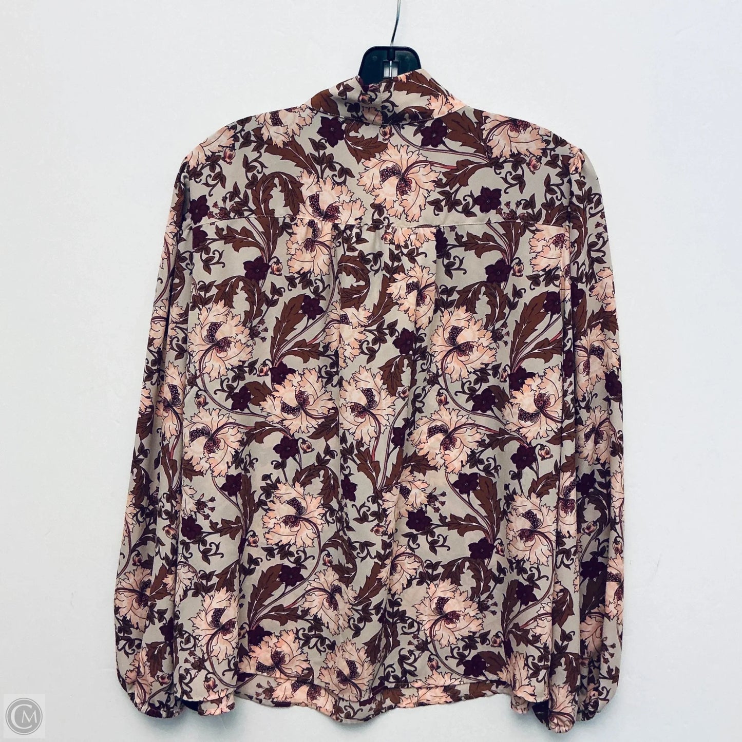 Top Long Sleeve By Ann Taylor In Pink, Size: L