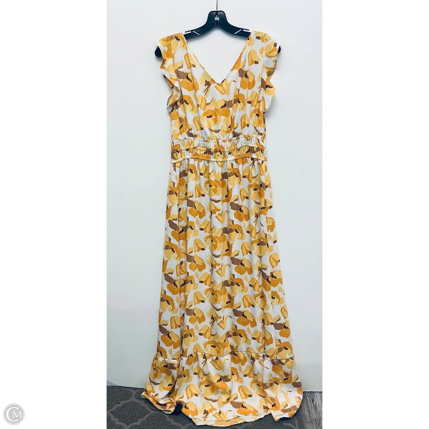 Dress Party Long By Ann Taylor In Yellow, Size: L