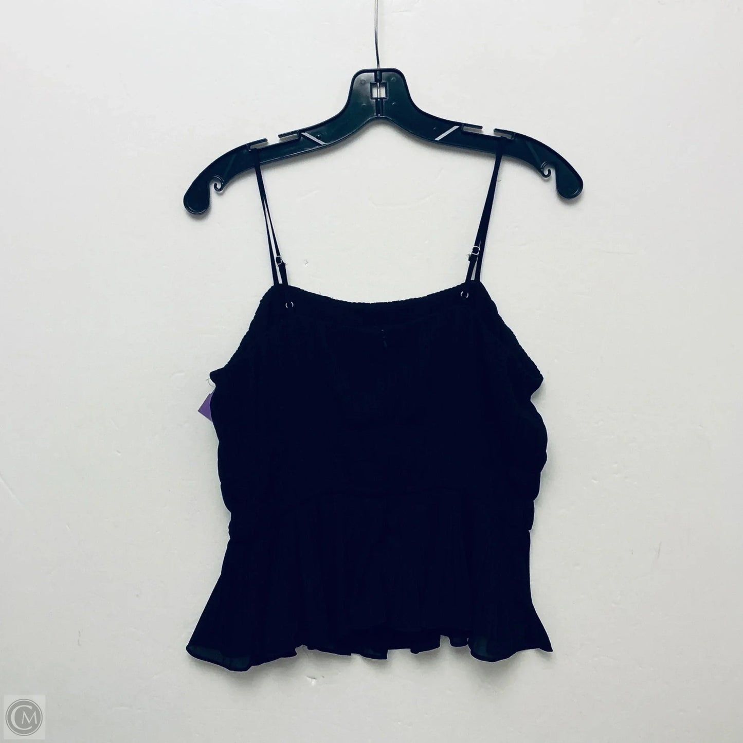 Top Sleeveless By Naked Zebra In Black, Size: M