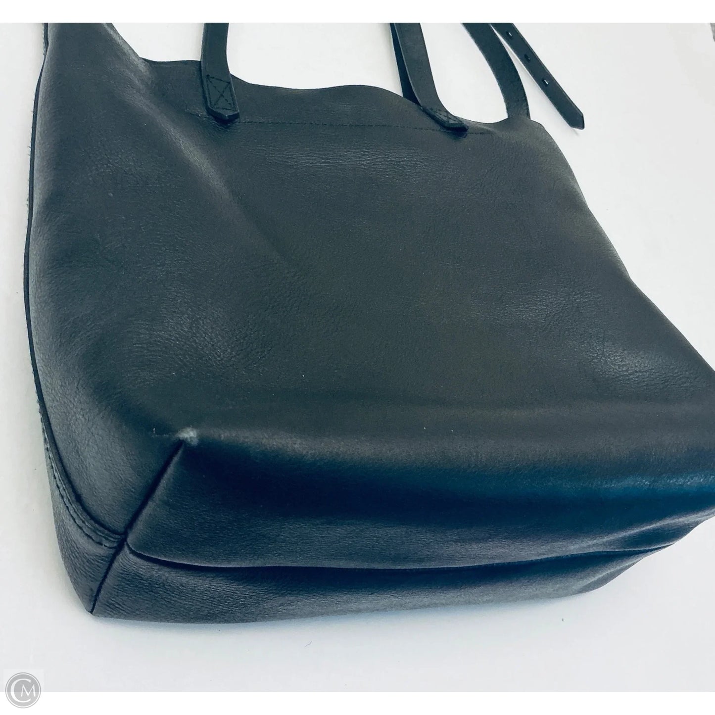 Handbag Leather By Madewell, Size: Large