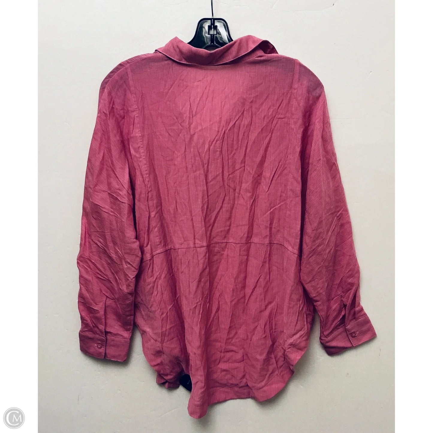 Top Short Sleeve By Lush In Pink, Size: S