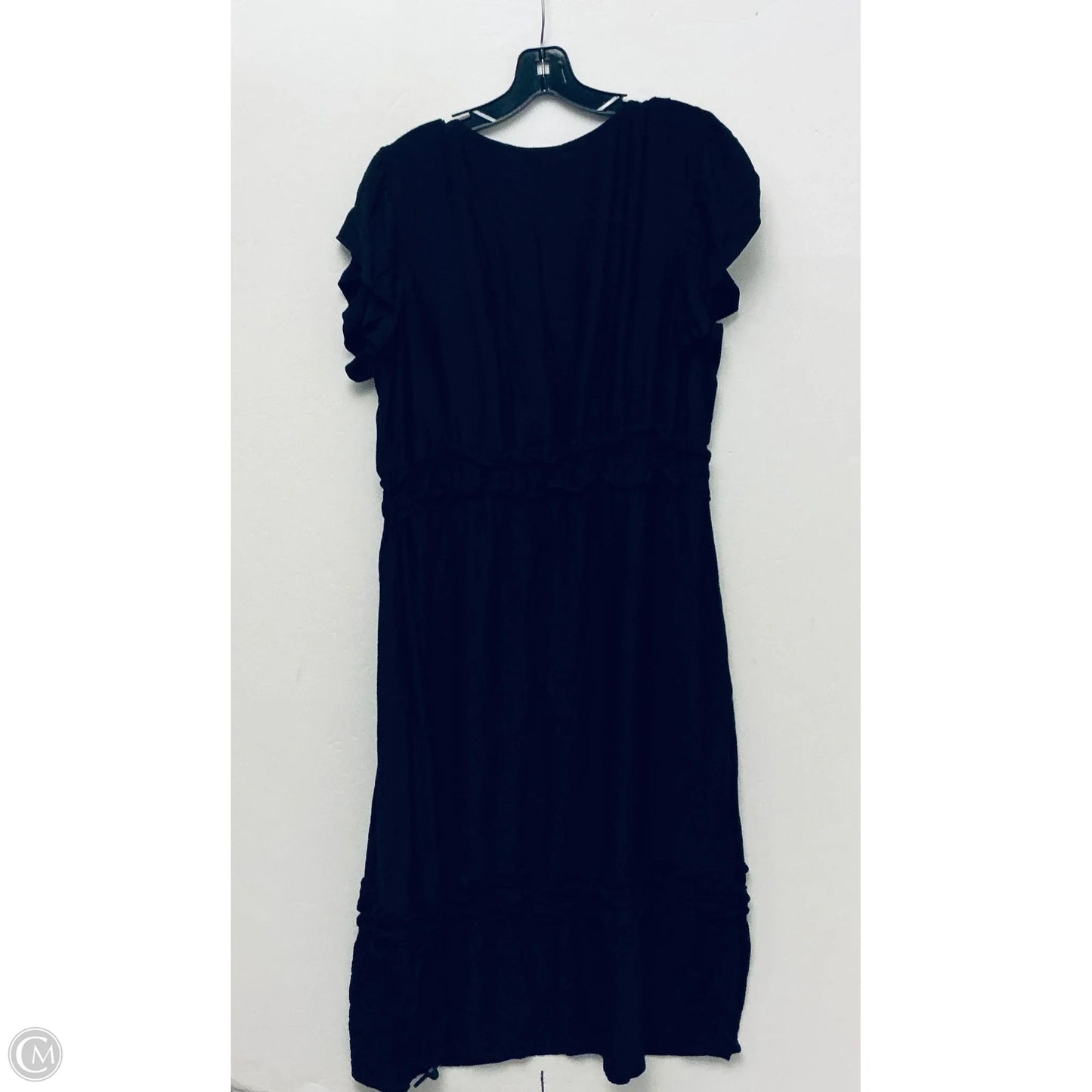 Dress Casual Maxi By J. Jill In Black, Size: L