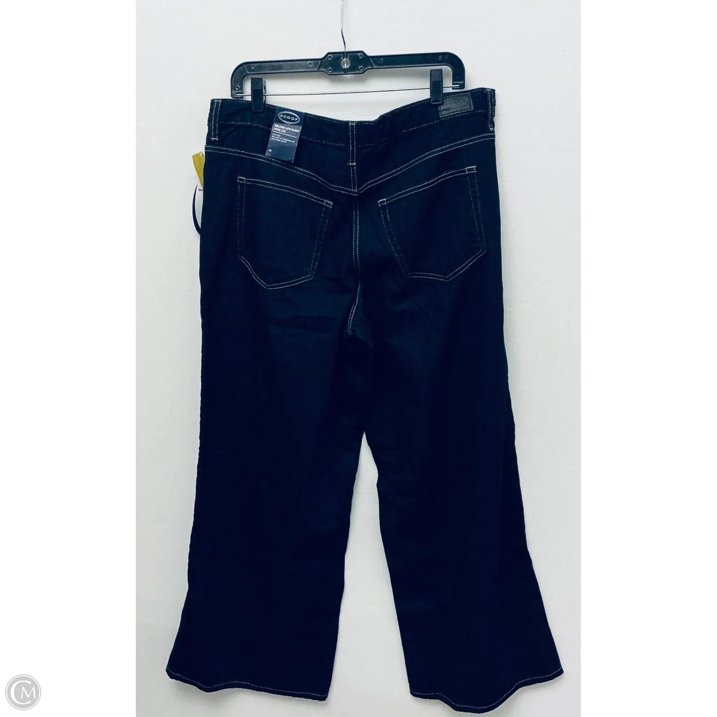 Jeans Wide Leg By Scoop In Blue Denim, Size: 14