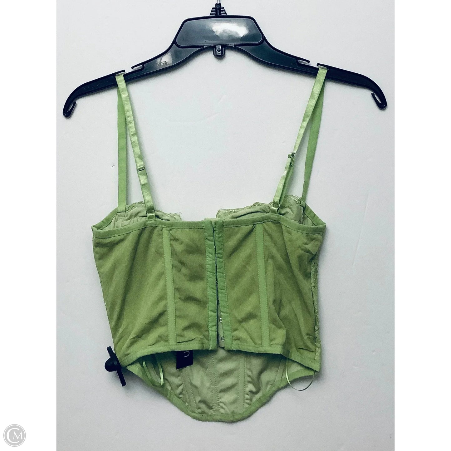 Top Sleeveless By Papermoon In Green, Size: M