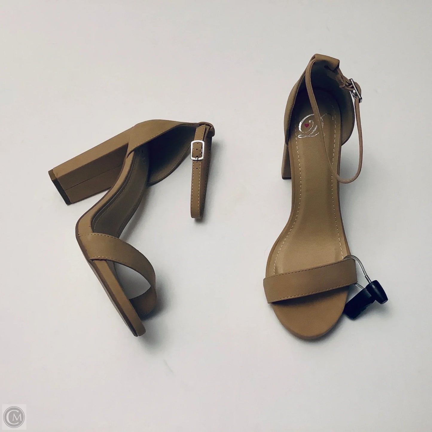 Shoes Heels Block By Cme In Tan, Size: 7.5
