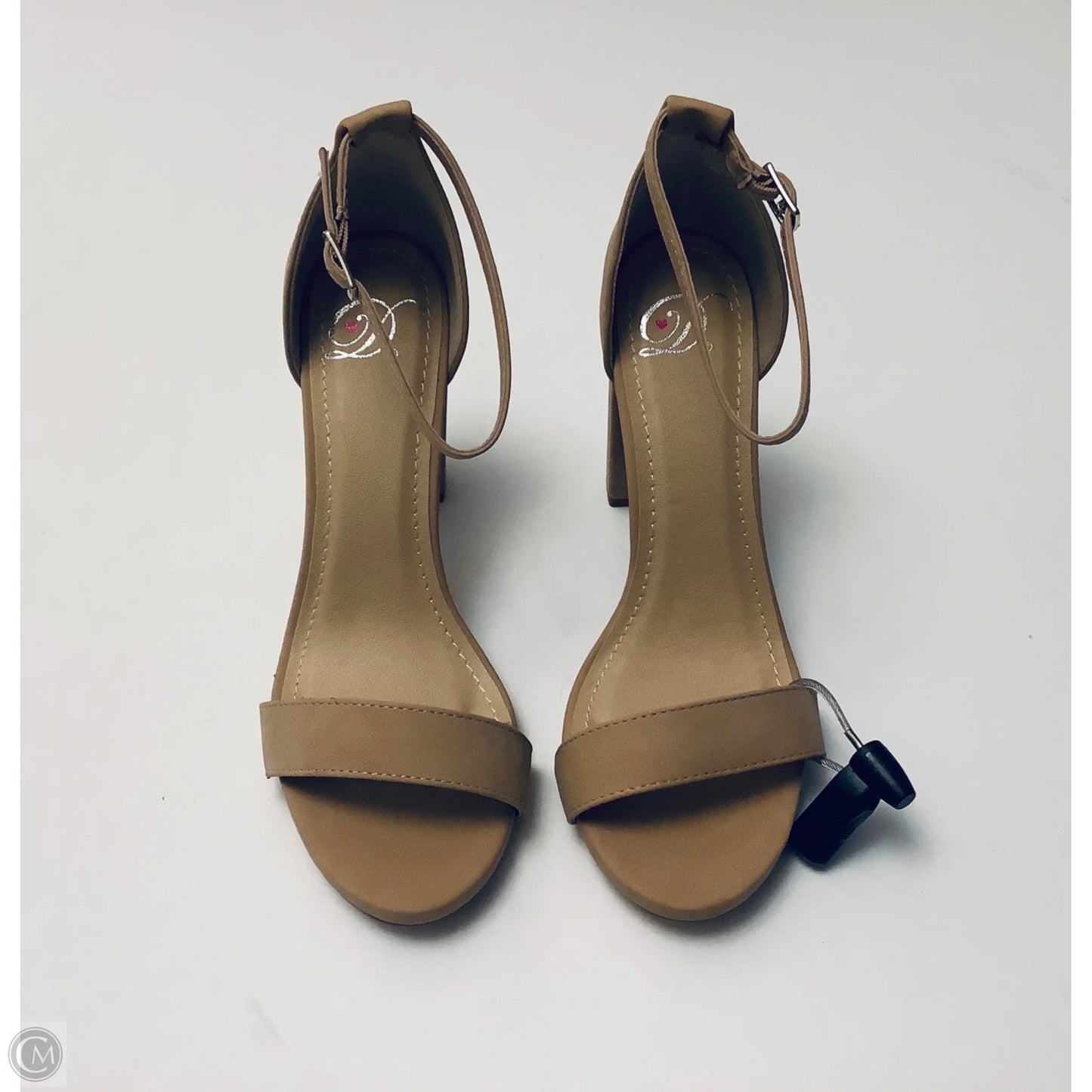 Shoes Heels Block By Cme In Tan, Size: 7.5