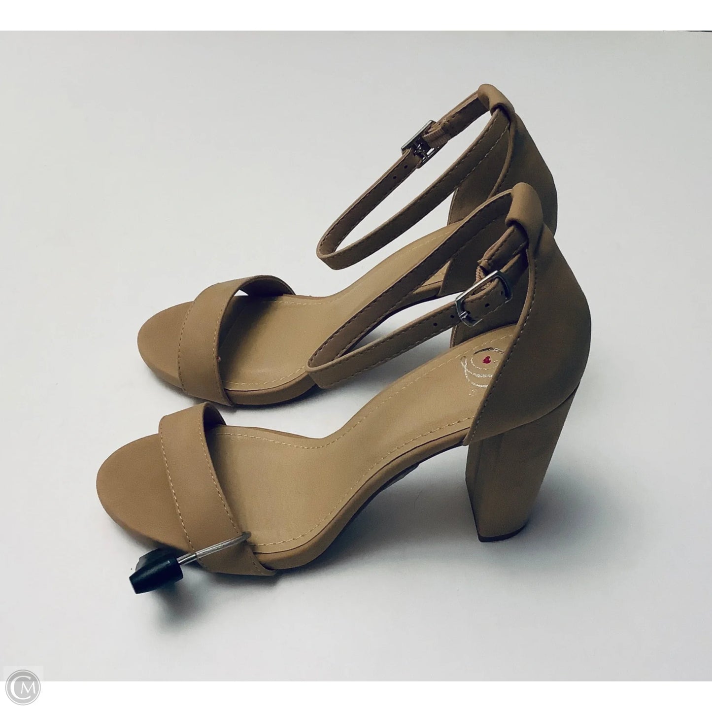 Shoes Heels Block By Cme In Tan, Size: 7.5