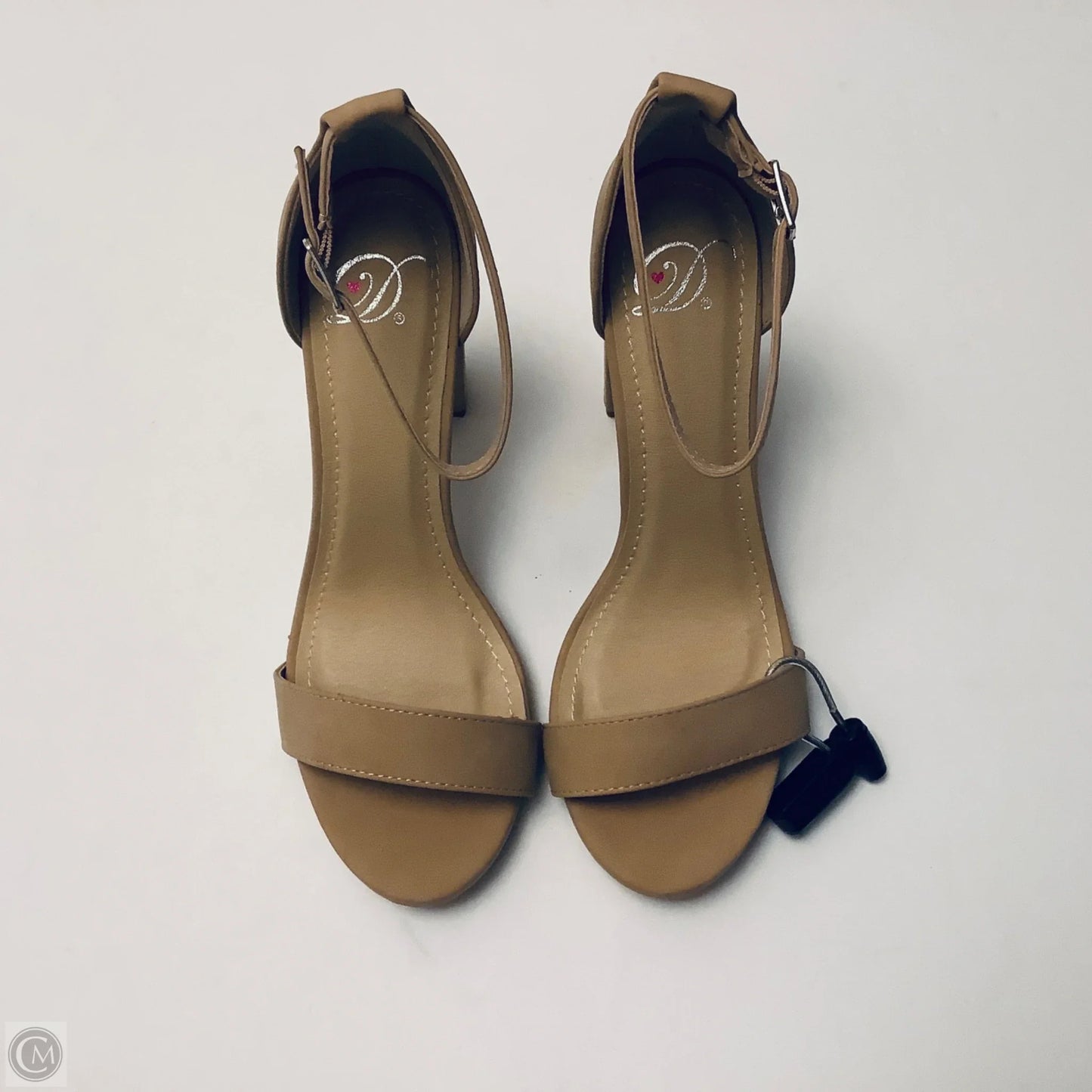 Shoes Heels Block By Cme In Tan, Size: 7.5