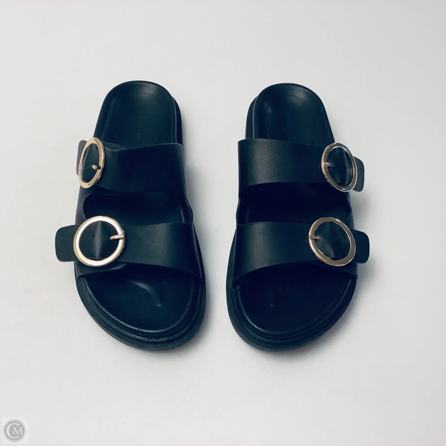 Sandals Flats By Banana Republic In Black, Size: 8