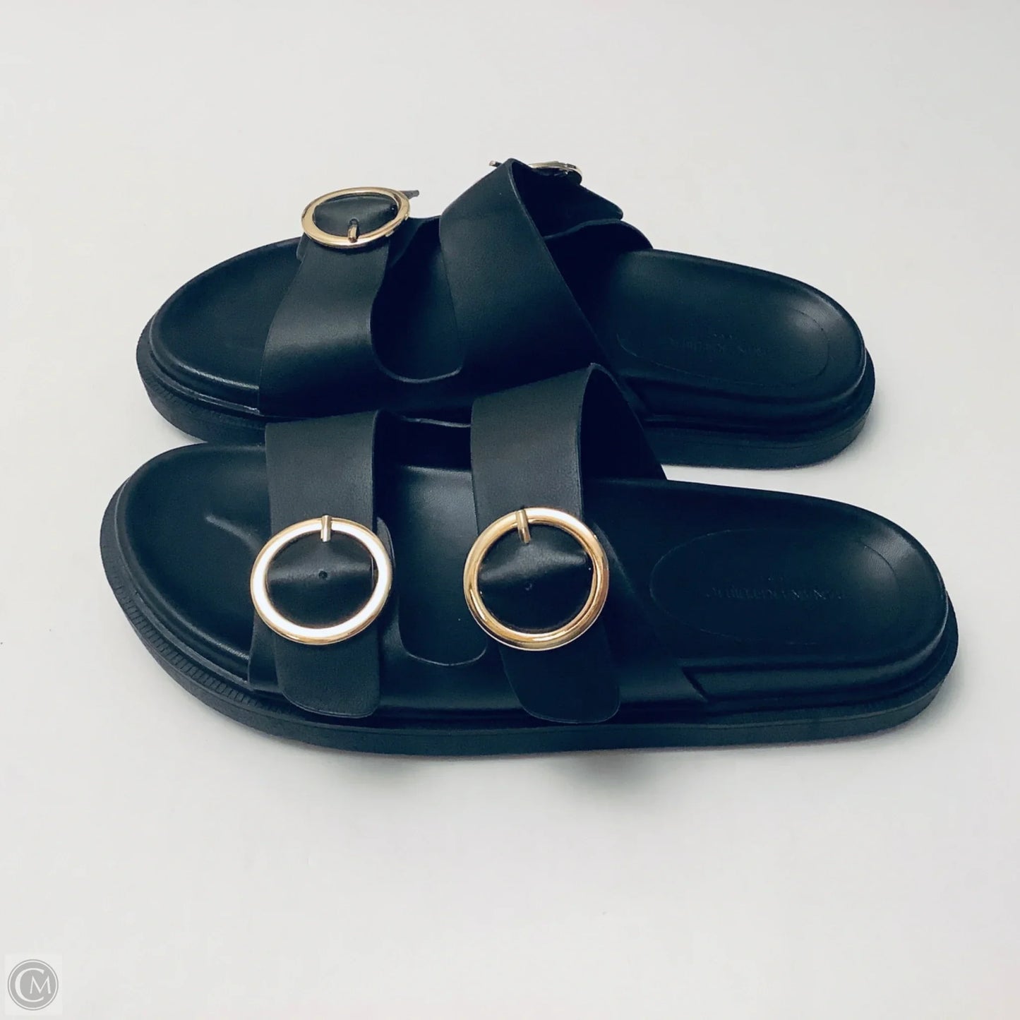 Sandals Flats By Banana Republic In Black, Size: 8