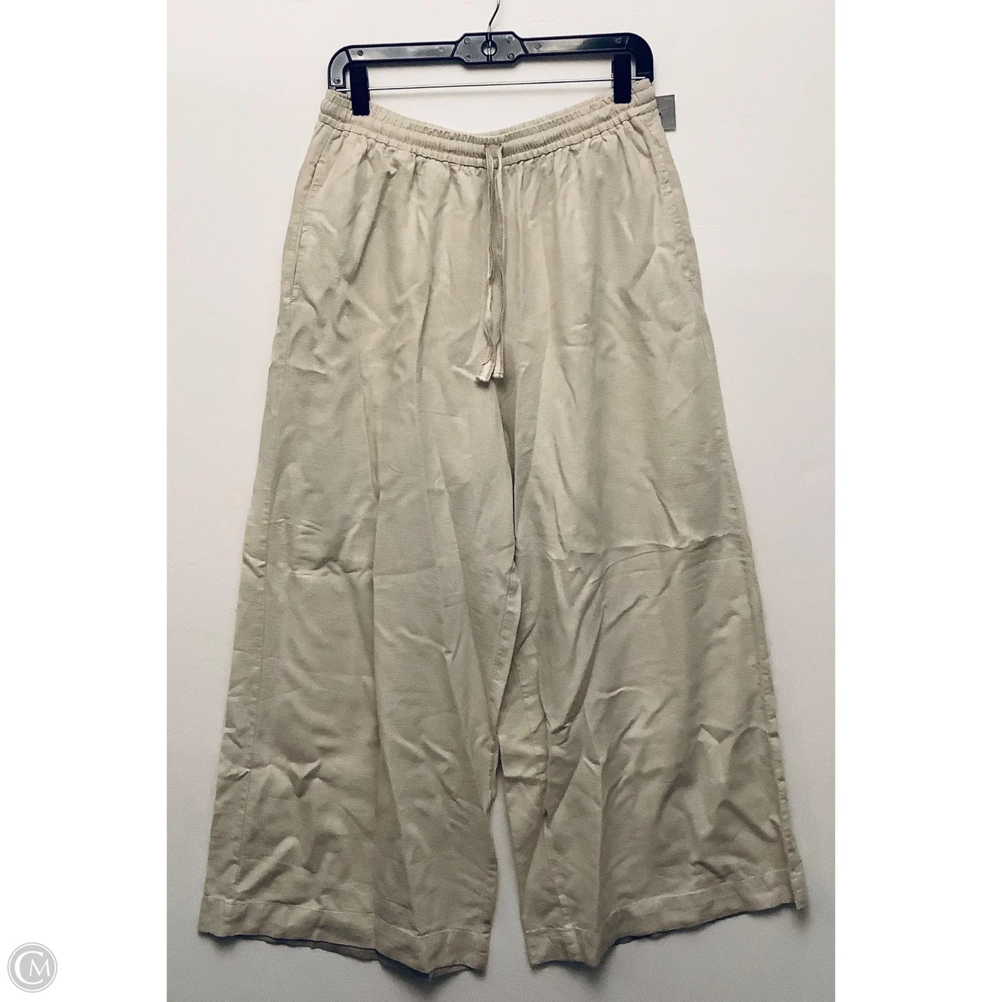 Pants Linen By Max Studio In Tan, Size: Xl