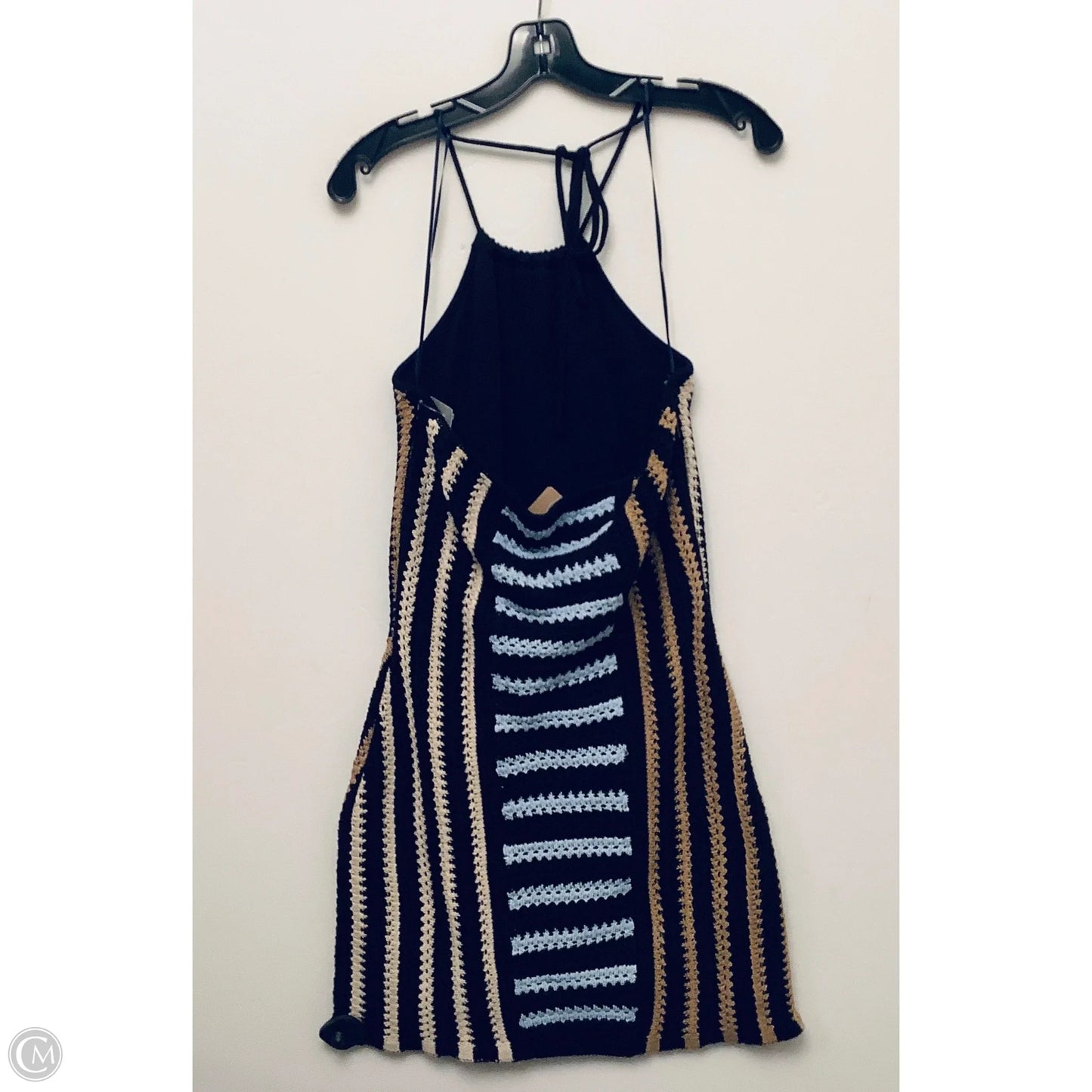 Dress Casual Short By Vestique In Striped Pattern, Size: L